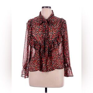*ZARA* Floral Blouse